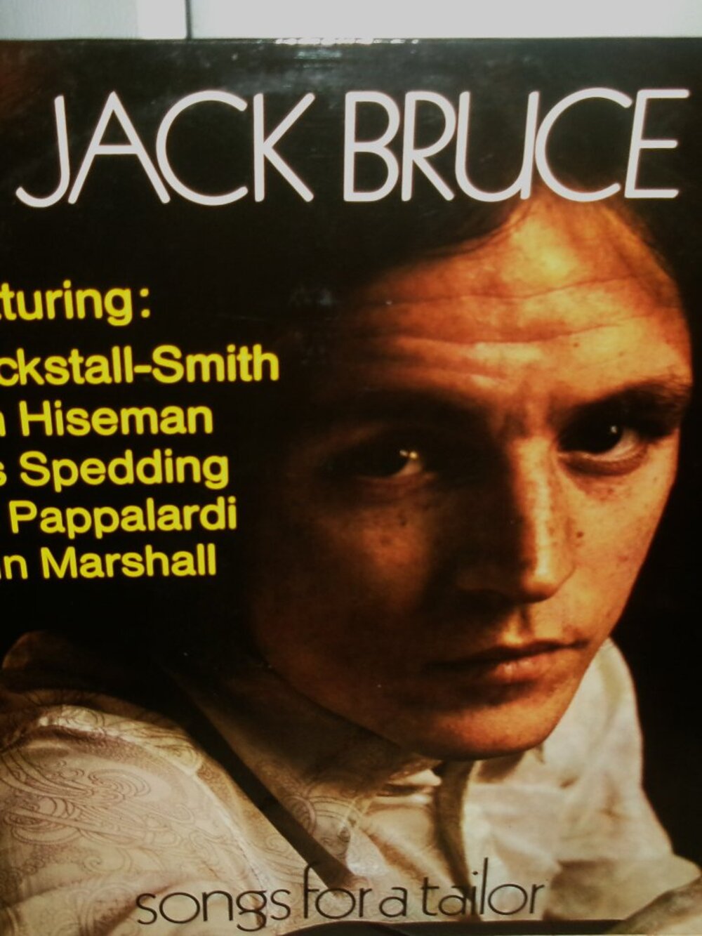 jacxk bruce songs for a tailor new 1980 german lp - cream bass heavy jazz rock